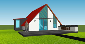 Casa Alpina 3 Domitorios + tico