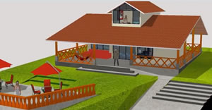 Casa Campestre Con Portico 69.94 m2
