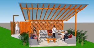 Pergola y BBQ
