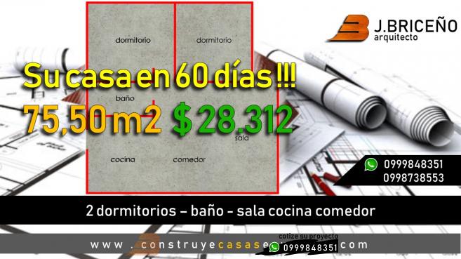 OBRA GRIS:  >CASA 4 - 75,50 m2