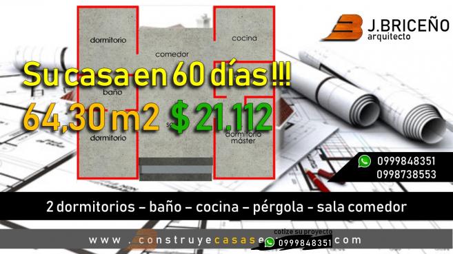 OBRA GRIS:  >CASA 2 - 64,30 m2