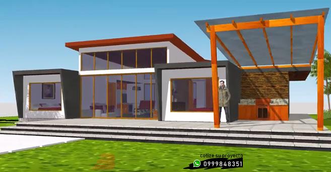 CASAS MODERNAS:  >Casa Moderna B 130m2